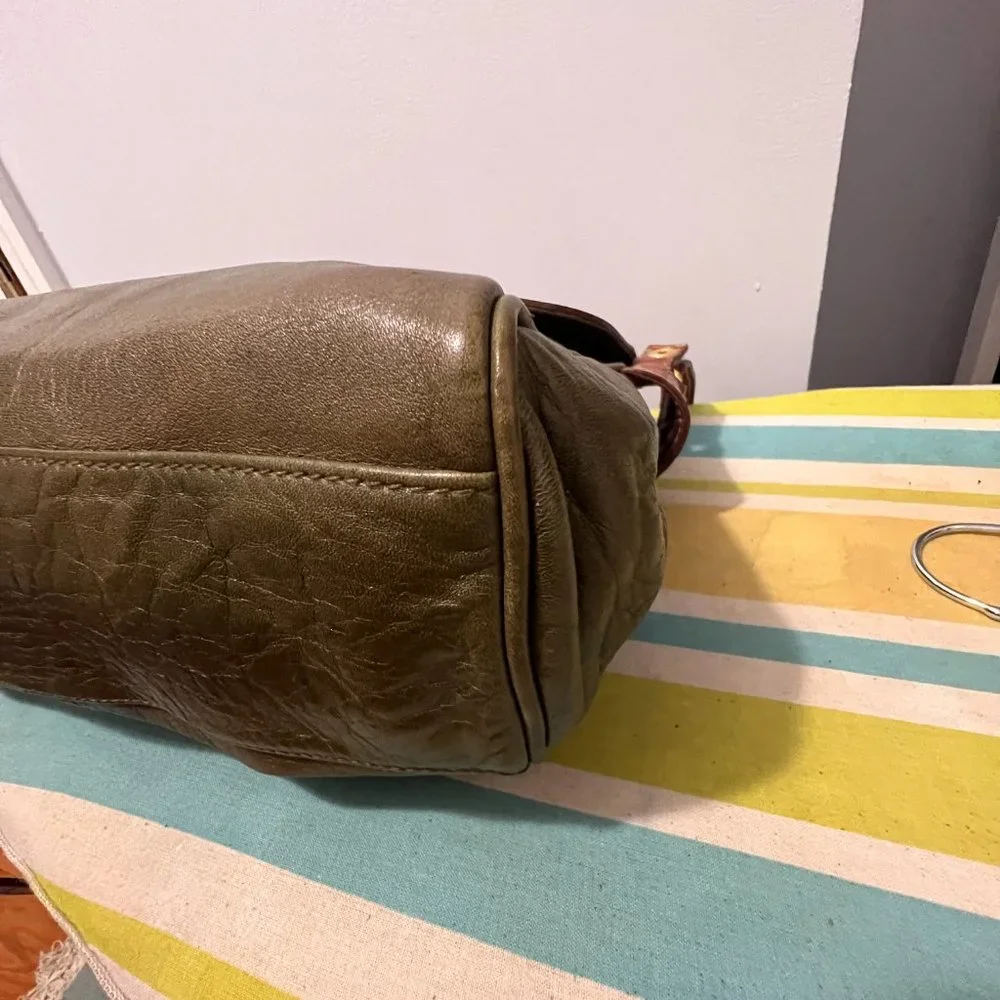 Source Unknown leather green